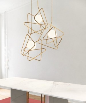 GIBAS Inciucio 201/23 Lampadario Moderno 3 Colori