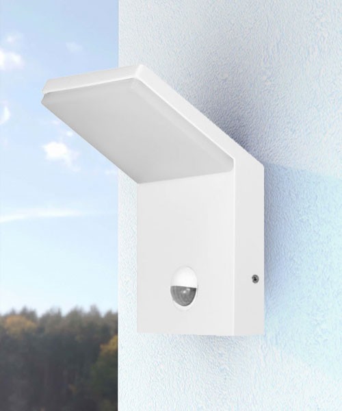 Beneito neo 3585 lampada da parete per esterno a led 9w bianco con ... Lampade da parete per esterno a led