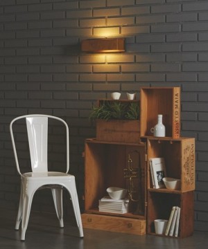 GIBAS Lola 929/42 Lampada da Parete Rustica