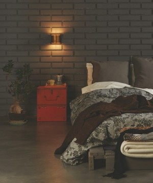 GIBAS Lola 929/45+929/B1 Lampada da Parete Rustica
