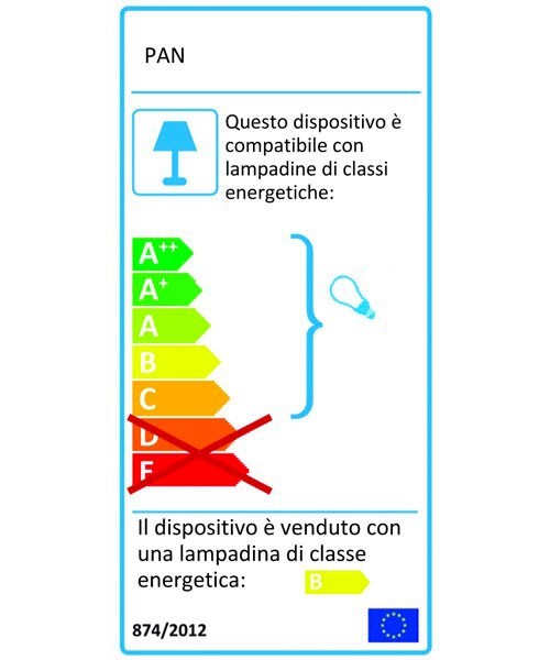 PAN Inge TER00120 Lampada da Terra ad Arco con Paralume in Tessuto