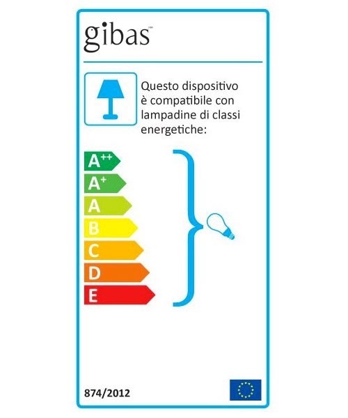 GIBAS Titti 170/22 Lampadario Moderno Nero Opaco