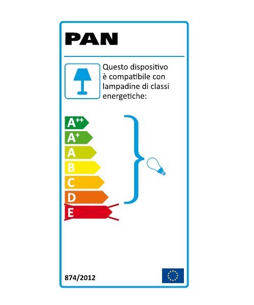 PAN Incassati EST123 Lampada per Esterno da Incasso