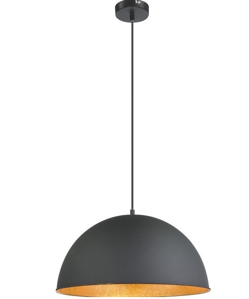 GLOBO Lenn 58305H Lampadario Metallo Nero/Oro  Ø 41cm