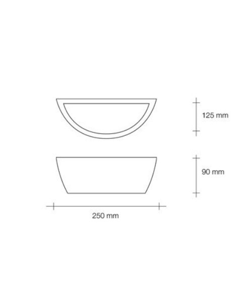SFORZIN  Mantinea T106 Lampada Moderna da Parete in Gesso