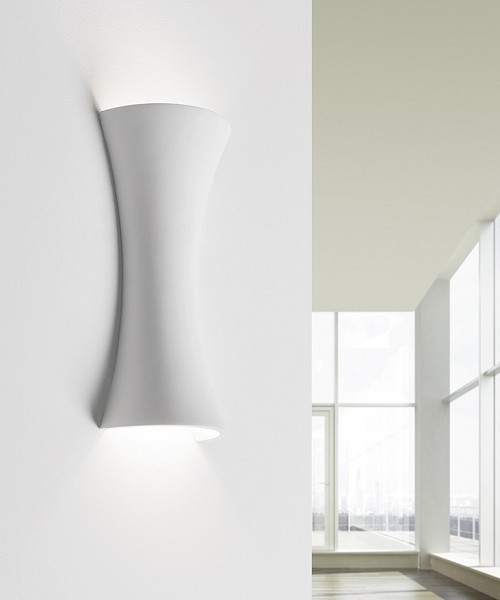 SFORZIN Pale T227 Lampada Moderna da Parete in Gesso a LED