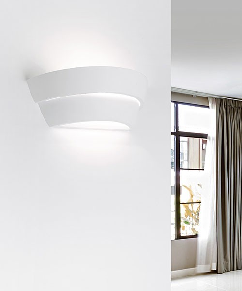 SFORZIN Aeginia T182 Lampada Moderna a Parete in Gesso