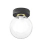 SFORZIN Cosmo 1744.167 Lampada Moderna da Soffitto 1 Luce Nero