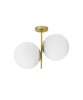 SFORZIN Jugen 1744.67 Lampada Moderna da Soffitto 2 Luci Oro