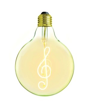 AMARCORDS DL129 Lampadina Decorativa a LED Filamento Chiave di Violino