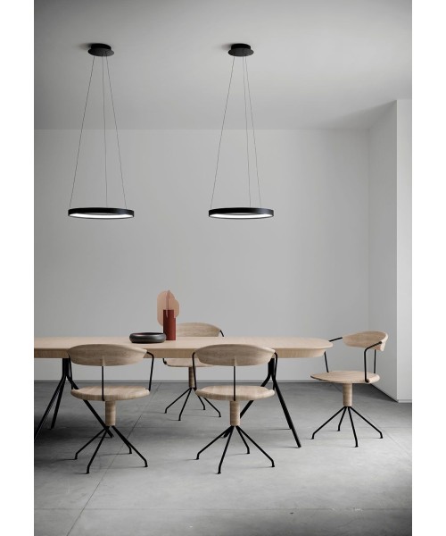 SFORZIN ANELLO Sospensione 55cm Nero verniciato