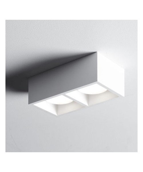 SFORZIN MYLASA Lampada da Soffitto o Parete in Gesso 2 Luci