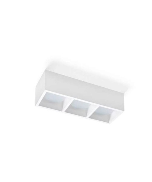 SFORZIN MYLASA Lampada da Soffitto o Parete in Gesso 3 Luci