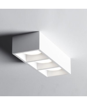 SFORZIN MYLASA Lampada da Soffitto o Parete in Gesso 3 Luci