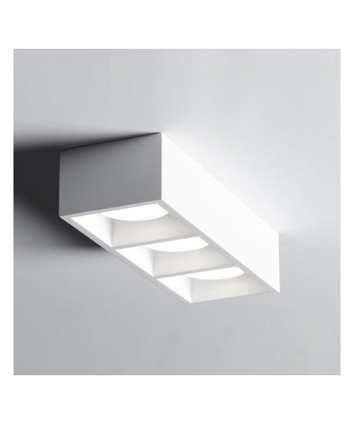 SFORZIN MYLASA Lampada da Soffitto o Parete in Gesso 3 Luci