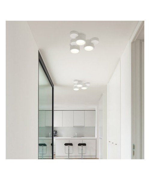 SFORZIN CHIO Lampada da Soffitto o Parete in Gesso 3 luci