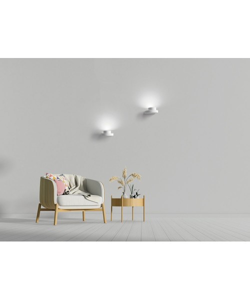 SFORZIN DEMETRA Lampada da Parete in Gesso 1 Luce