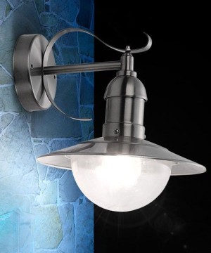 GLOBO Mixed 3270 Lampada per Esterno da Parete Acciaio Inox 1 Luce